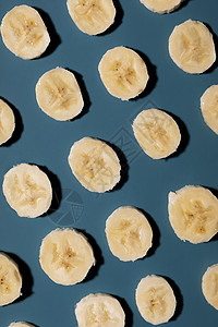香蕉切片背景图片