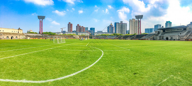 上海江湾体育场全景图片