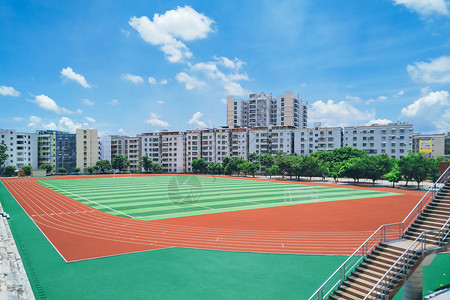 室内体育场操场建筑背景