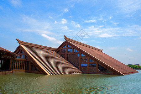 上海松江广富林遗址建筑图片