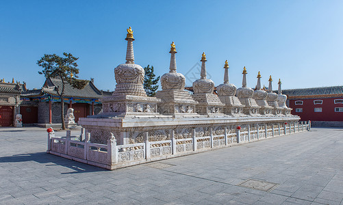 呼和浩特大召寺庙高清图片