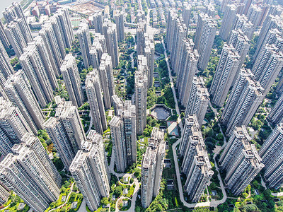 长沙楼市航拍湖南长沙湘江世纪城小区背景