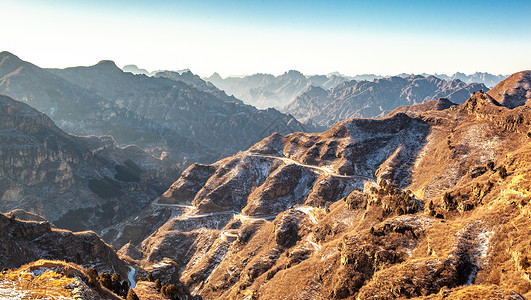 北京西山太行山脉背景