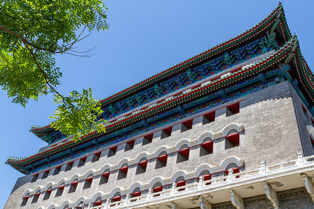 北京正阳门箭楼旅游高清图片素材
