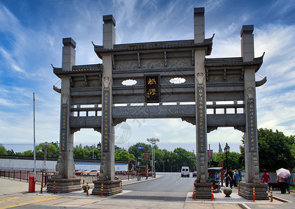 枫泾古镇背景图片