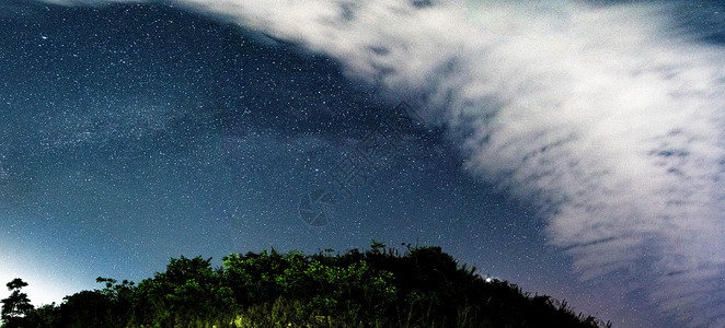 观星星空银河摄影图片背景