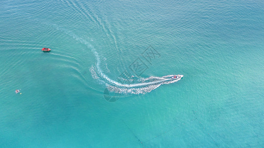 海南亚龙湾快艇开游艇高清图片