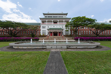 新加坡南洋理工大学华裔馆高清图片