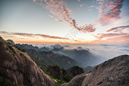 奇石安徽黄山背景