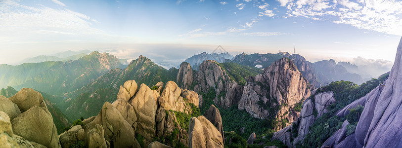 黄山莲花峰安徽黄山背景