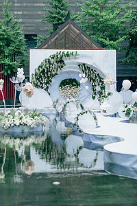 婚礼布场背景图片