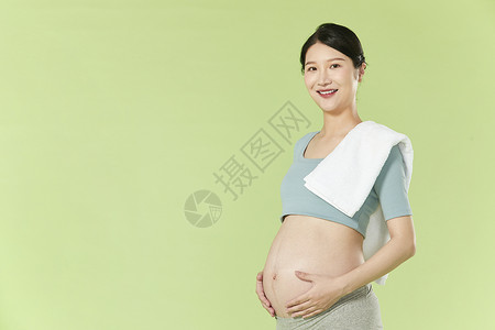 孕妇运动休息图片