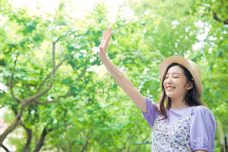 夏日小清新美女人物高清图片素材