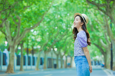 夏日小清新美女写真高清图片