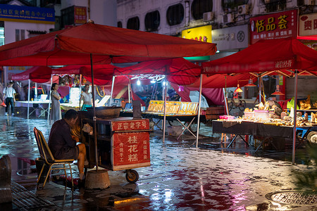 夜市摆摊经济高清图片