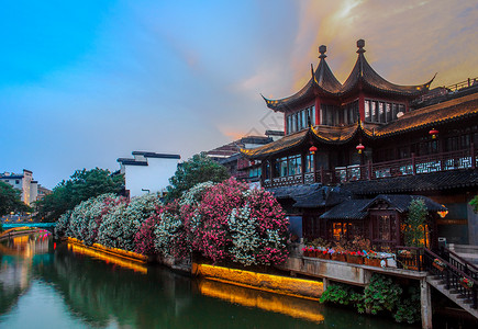 秦淮河夜景秦淮河夜景高清图片