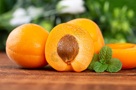 好吃的杏特写拍摄杏子好吃的水果背景