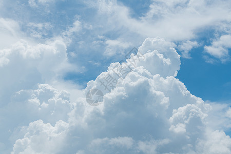 蓝天白云天空背景高清图片素材