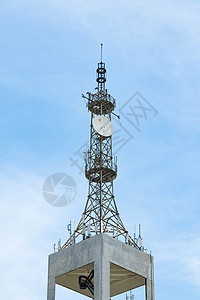 信号塔背景图片