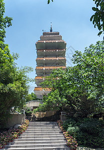 砖亭瞰胜楼(两江亭)重庆鹅岭公园背景