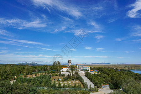 防川东北吉林延吉珲春口岸边境哨所背景