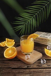 橙子汁图片