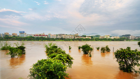 沙县麻辣烫洪水洪涝自然灾害背景