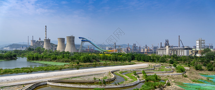 北京工业北京首钢园全景背景