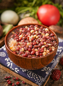 红豆薏米粥图片