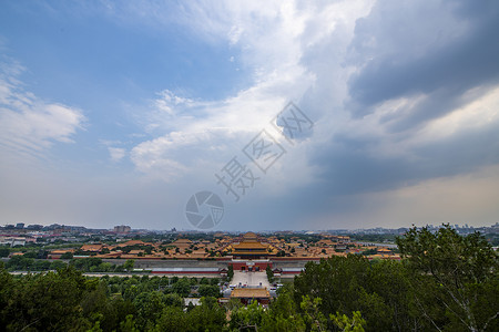 北京故宫博物院全景图片