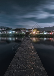 宏村夜景图片