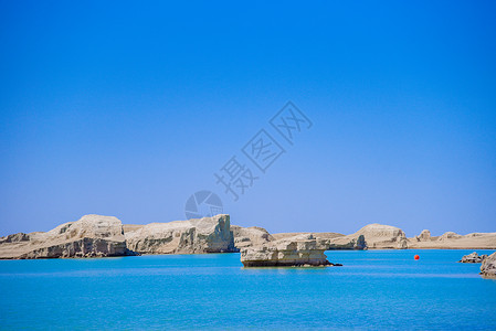 地貌风光青海水上雅丹自然风景背景