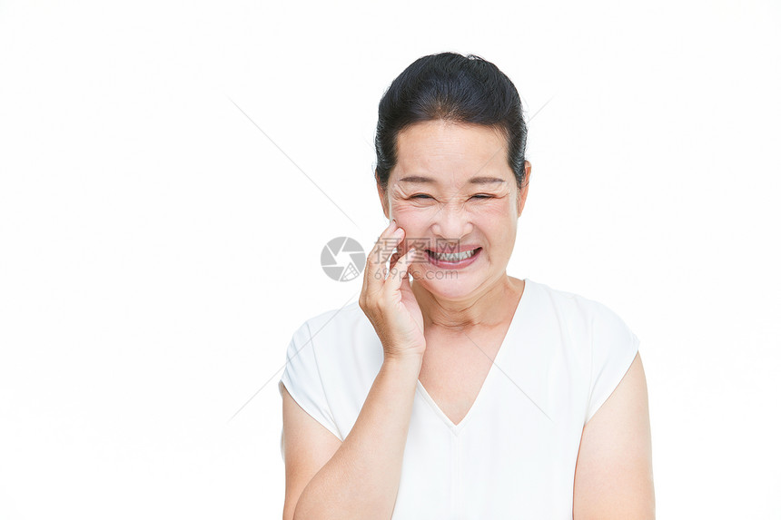中年女性牙疼图片