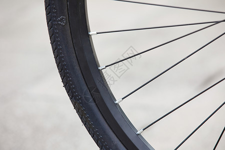 自行车山地车轮胎特写背景图片