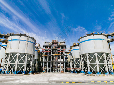 青海格尔木察尔汗盐湖钾肥厂背景图片