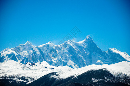 南迦巴瓦峰背景图片