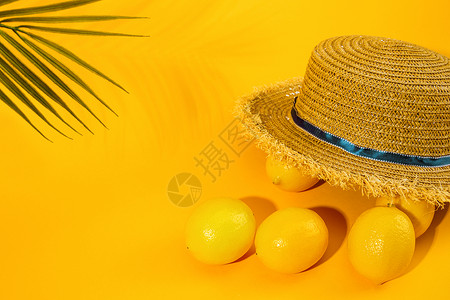 创意夏日水果柠檬图片