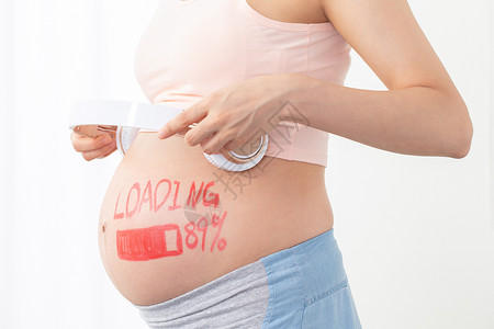孕妇胎教概念高清图片