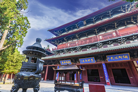 正定隆兴寺石家庄正定大佛寺背景