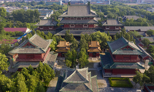 正定隆兴寺石家庄正定大佛寺背景