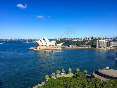 海上港口悉尼城市风光背景