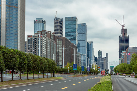 河西cbd南京现代建筑背景