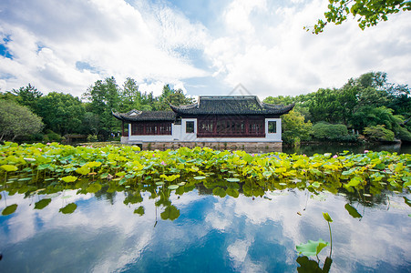 古风园型素材古猗园江南建筑背景