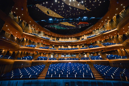 上音剧场音乐厅观众席高清图片
