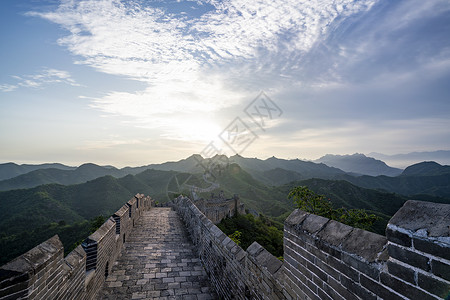 司马台金山岭长城背景