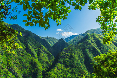 月亮谷陕西省商洛市山阳县月亮洞背景