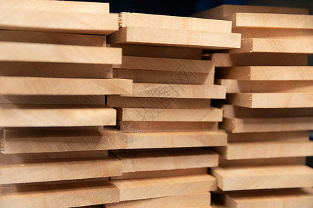 一堆木块木材木料特写背景