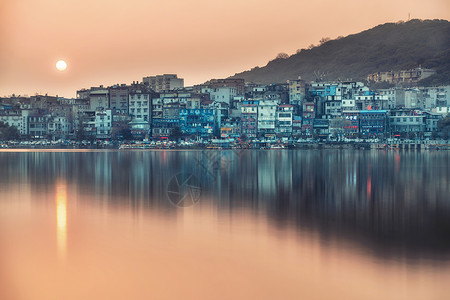 武汉东湖边的小渔村图片