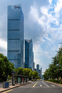 南京河西CBD道路图片