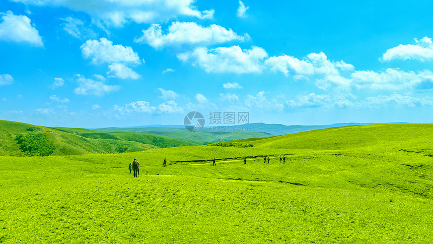 内蒙古辉腾锡勒草原秋季户外旅游图片